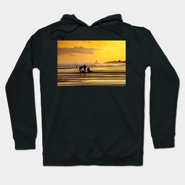 Fishermen at daybreak Hoodie by Violaman